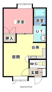 サイレンス2206B【2階】の間取り