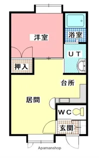 サイレンス2206B【2階】の間取り