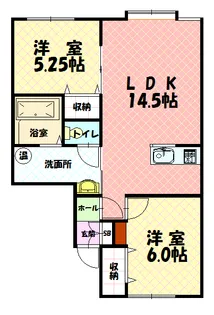 ビクトリー神居【2階】の間取り