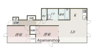 フェルメール神楽【1階】の間取り
