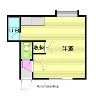 パラドールA【110号室】の間取り