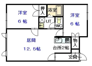 チェリーハウス【1階】の間取り