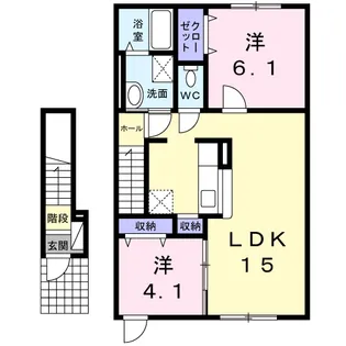 平成通りMTK【2階】の間取り