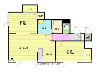 リナージュB【2階】の間取り