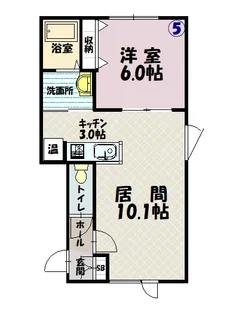 ENSOLEILLE【2階】の間取り