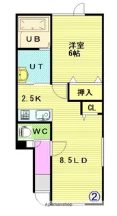 YSハイツ【2階】の間取り