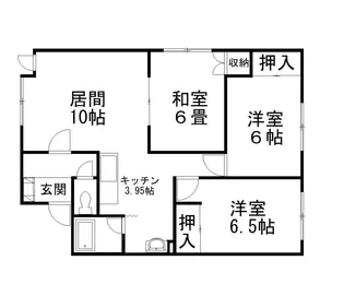 エステイツ髙畠【101号室】の間取り
