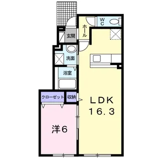 サンフラワー【1階】の間取り