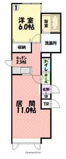 ラテラⅡA【1階】の間取り