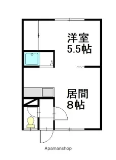 滝ハイツ【2階】の間取り