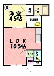 フォーレスト【1階】の間取り