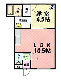 フォーレスト【1階】の間取り