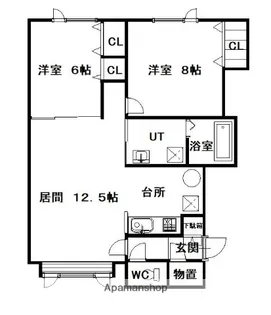 セフトB【1階】の間取り