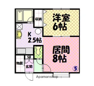 ジュリB棟【2階】の間取り