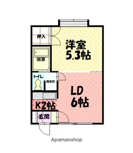 ラ・グラン大町【1階】の間取り