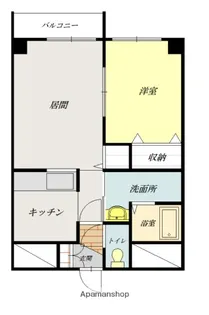 SUCCEED【405号室】の間取り