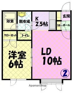 PRESIDENT B【1階】の間取り