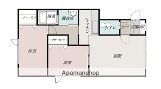 コンフォート・イーストA【1階】の間取り