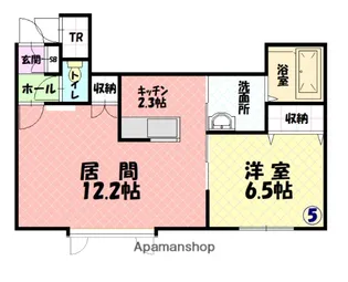 デュエットⅠ B棟【2階】の間取り