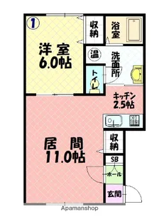 KERLL(ケルル)【1階】の間取り
