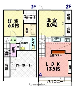 T.M.S C棟【1階】の間取り