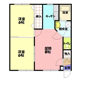 ポパイハウス【105号室】の間取り