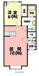 アルト6【201号室】の間取り