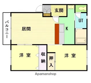 ワックスウィング宮下24【3階】の間取り