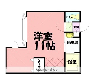 エルム医大前B【202号室】の間取り