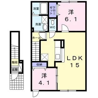 Y’S MORE【2階】の間取り