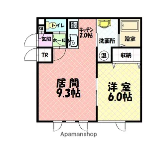 アイリス6・1【1階】の間取り