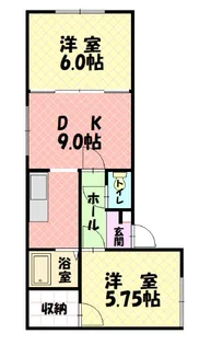 グリーンコーポ【2階】の間取り