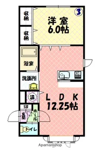 SUN SEJOUR【1階】の間取り