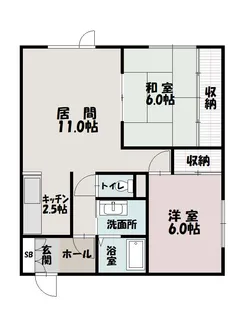 ウェルヴィレッジ【103号室】の間取り