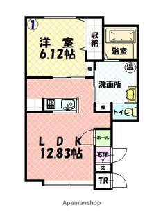 プレミア4【1階】の間取り