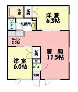 AVENIR【1階】の間取り