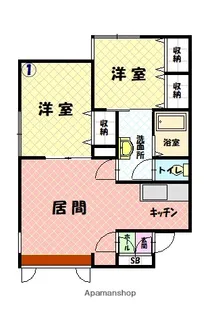 サイレンスコートA【2階】の間取り