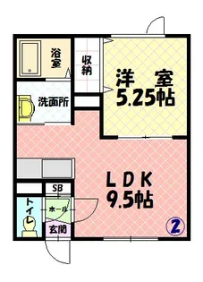 ブルータウンⅡ【1階】の間取り
