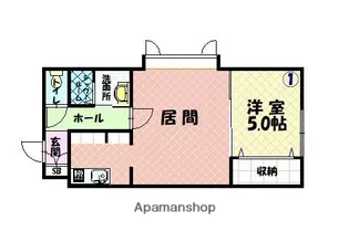 AMU5・23【3階】の間取り