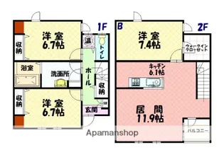 CASA93【1階】の間取り