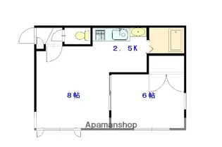 メモリーコート【2階】の間取り