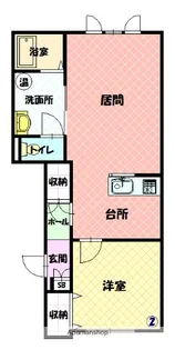 CLAIREⅡ【102号室】の間取り