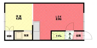 エスポワール10条【103号室】の間取り