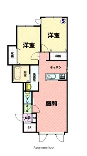 クレア豊岡【105号室】の間取り