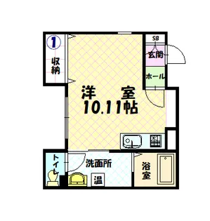 アルグレースときわ【101号室】の間取り