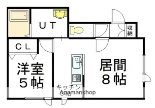スマイル神居【1階】の間取り