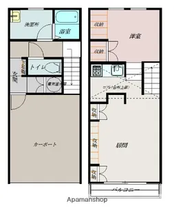 A.M.S 東【1階】の間取り