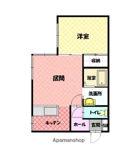 メモリアル東光【1階】の間取り
