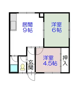 春光コーポ【203号室】の間取り