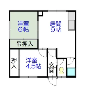 春光コーポ【2階】の間取り